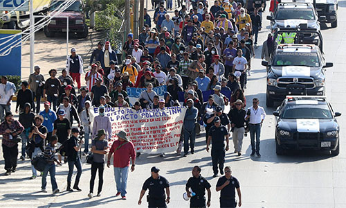 Migrantes hondureños ponen condiciones para no entrar a EEUU